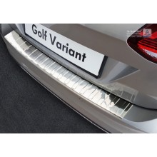 Накладка на задний бампер (Avisa, 2/35128) Volkswagen Golf 7 FL Variant (2017-)
